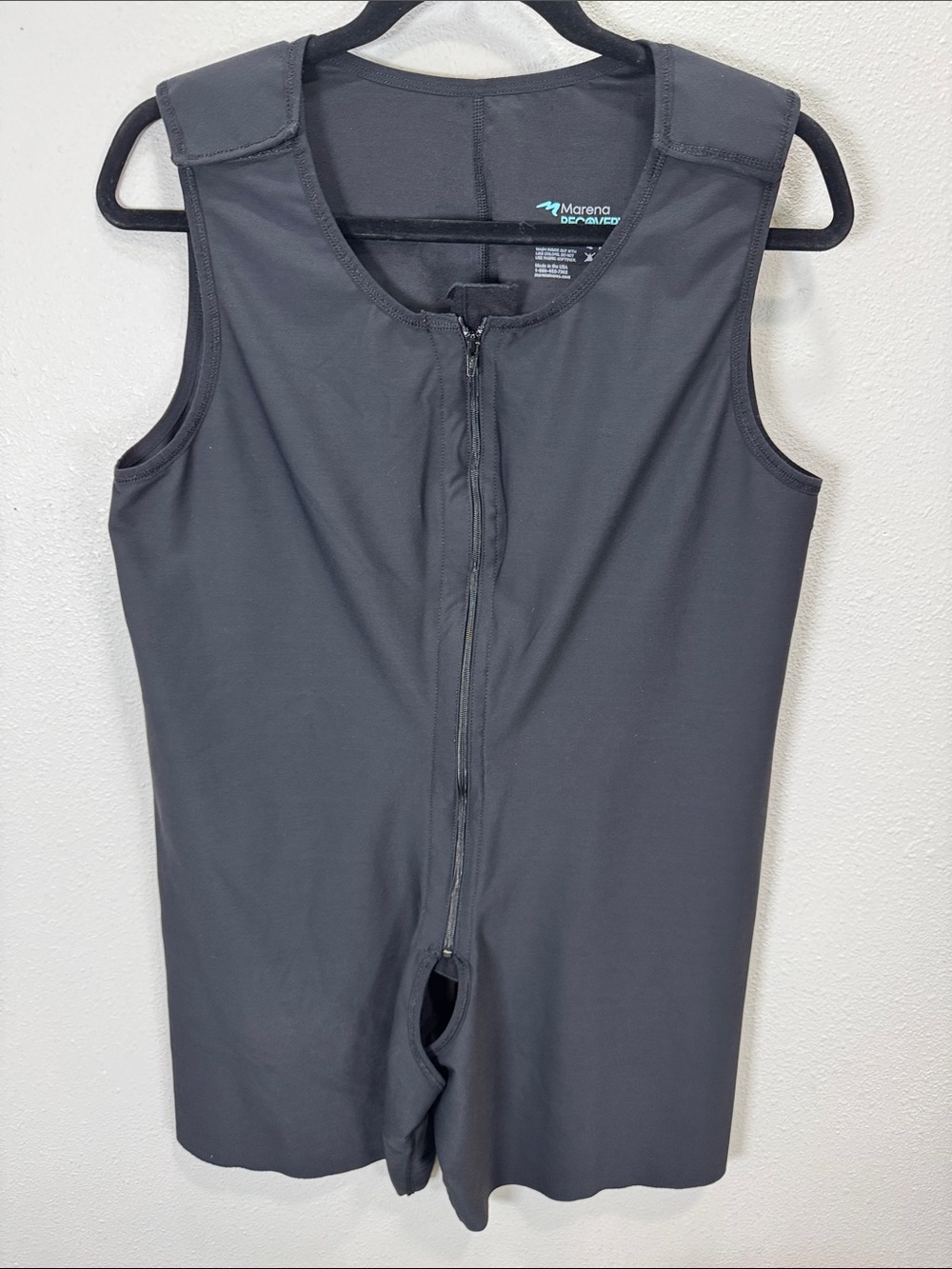 Marena Recovery Sleeveless Bodysuit - Style No. MB in black